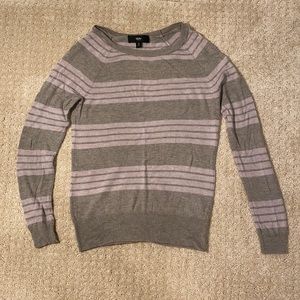 Striped knitted sweater